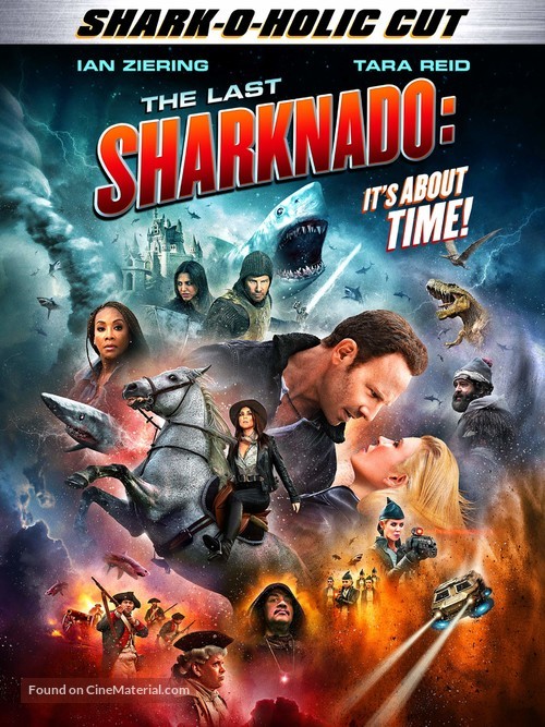 The Last Sharknado: It&#039;s About Time - DVD movie cover