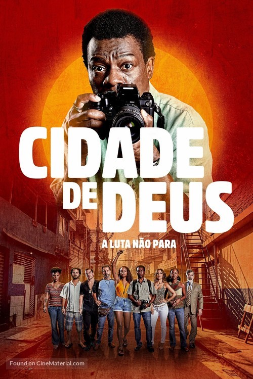 &quot;Cidade de Deus: A Luta N&atilde;o Para&quot; - Brazilian Movie Poster