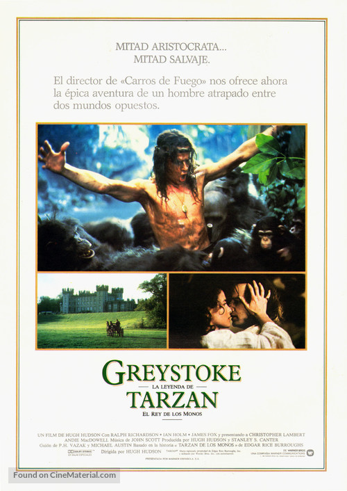 Greystoke - Spanish Movie Poster