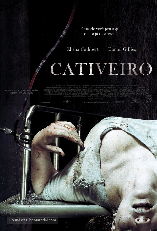 Captivity - Brazilian Movie Poster