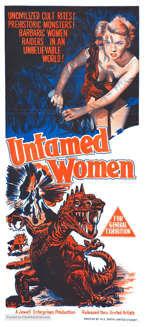 Untamed Women - Australian Movie Poster