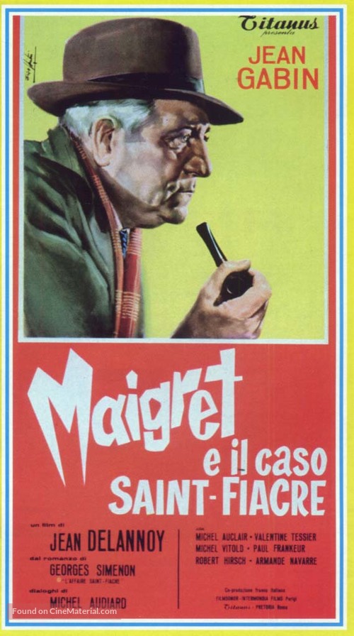 Maigret et l&#039;affaire Saint-Fiacre - Italian Movie Poster