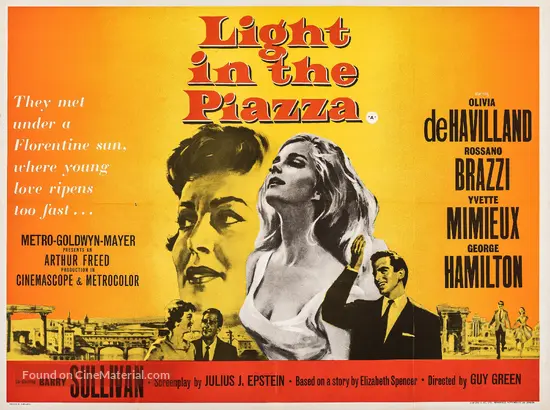 Light in the Piazza - British Movie Poster