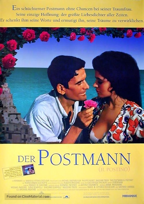 Postino, Il - German Movie Poster