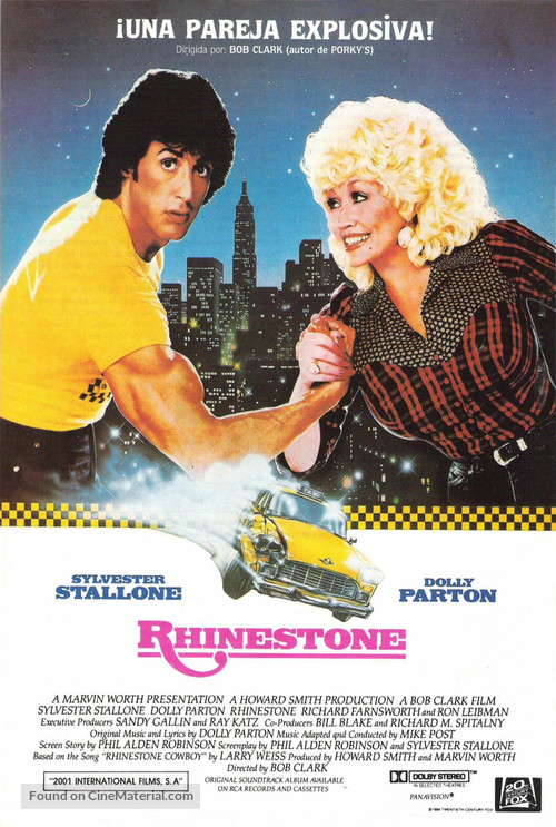 Rhinestone - Spanish Movie Poster