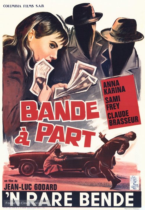 Bande &agrave; part - Belgian Movie Poster