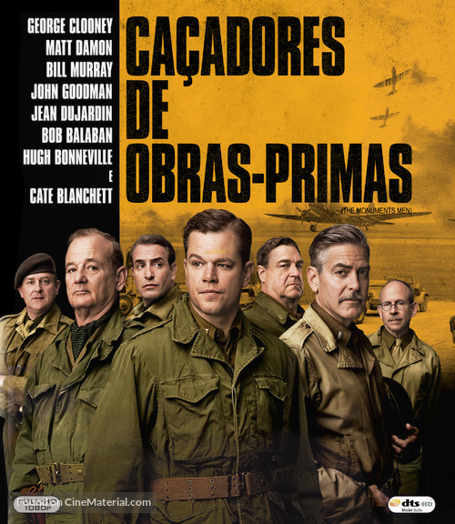 The Monuments Men - Brazilian Blu-Ray movie cover