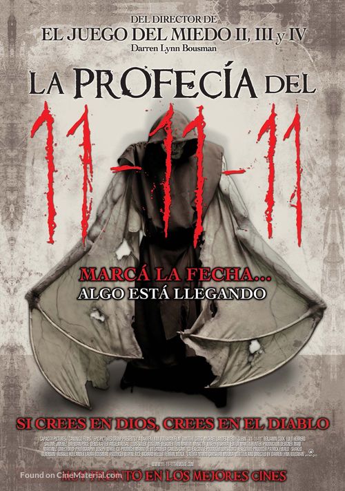 11 11 11 - Argentinian Movie Poster