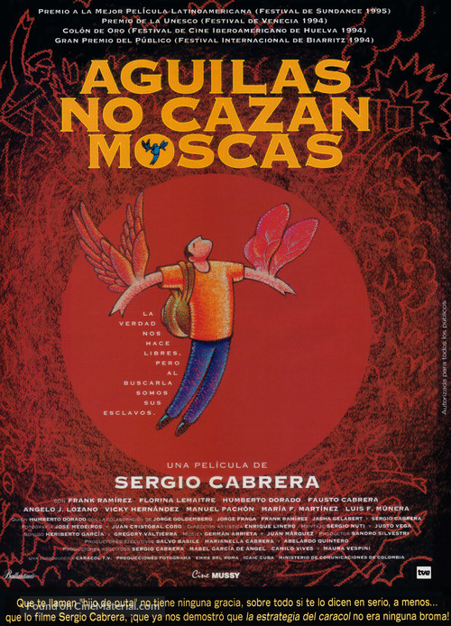 &Aacute;guilas no cazan moscas - Spanish Movie Poster