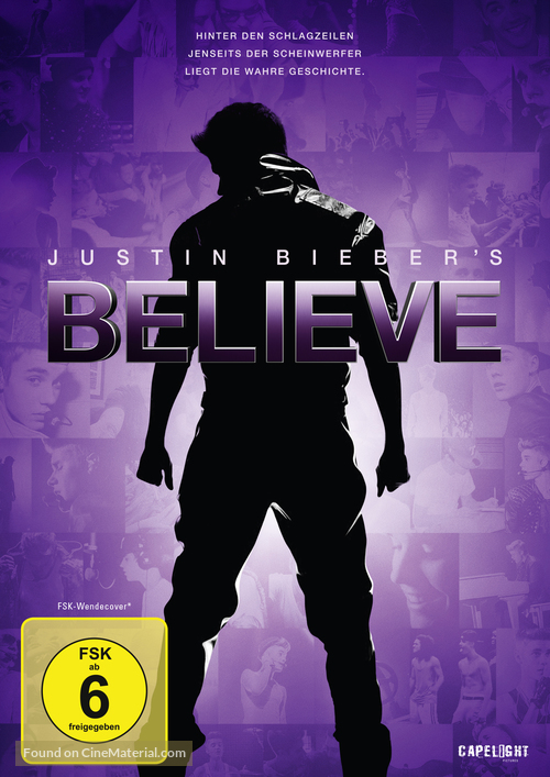 Justin Bieber&#039;s Believe - German Movie Cover