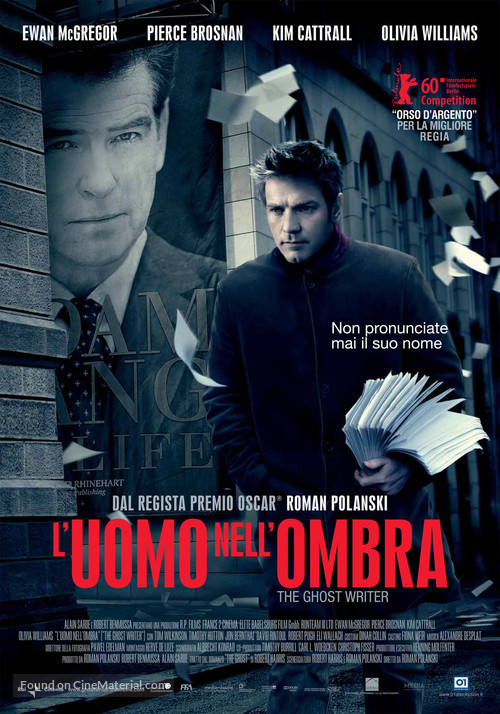 The Ghost Writer - Italian Movie Poster