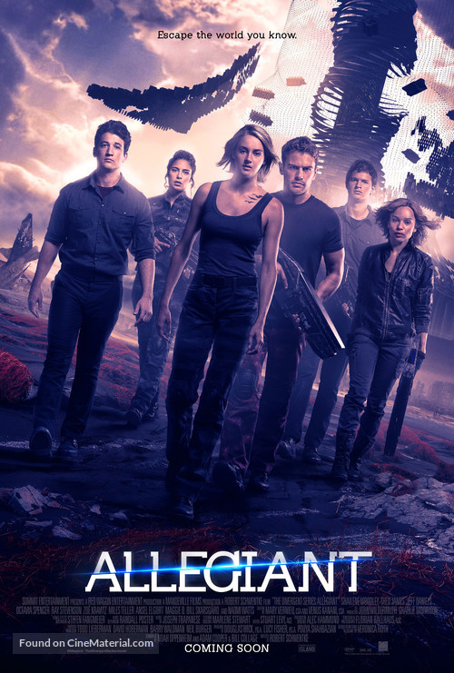 The Divergent Series: Allegiant - British Movie Poster
