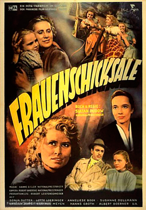 Frauenschicksale - German Movie Poster