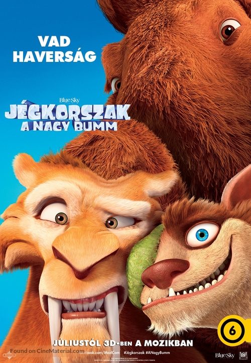 Ice Age: Collision Course - Hungarian Movie Poster