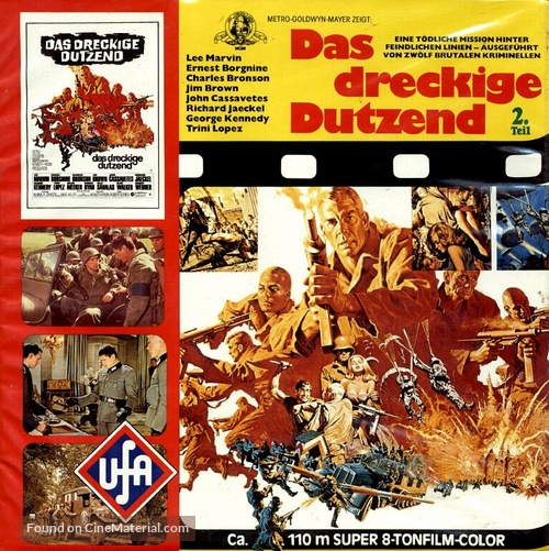 The Dirty Dozen - German Movie Cover