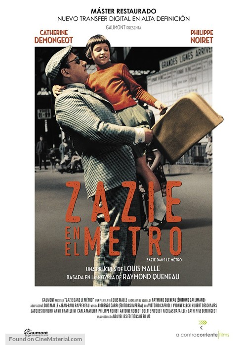 Zazie dans le m&eacute;tro - Spanish Movie Poster