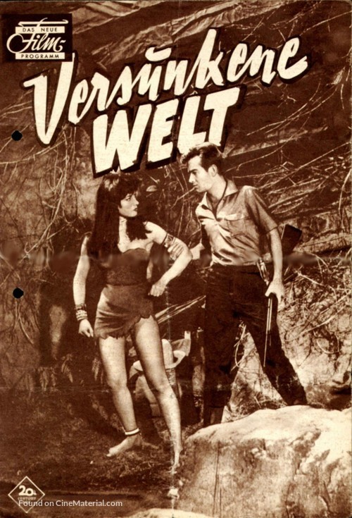 The Lost World - German poster