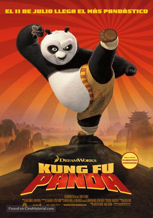 Kung Fu Panda - Spanish Movie Poster