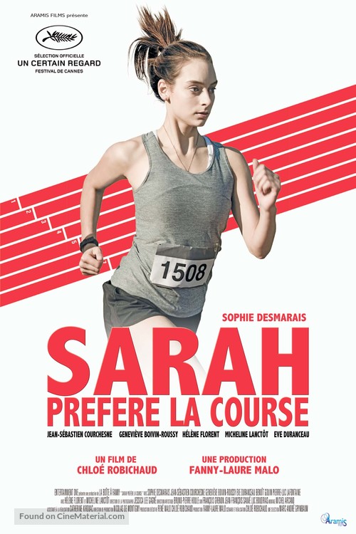 Sarah pr&eacute;f&egrave;re la course - French Movie Poster