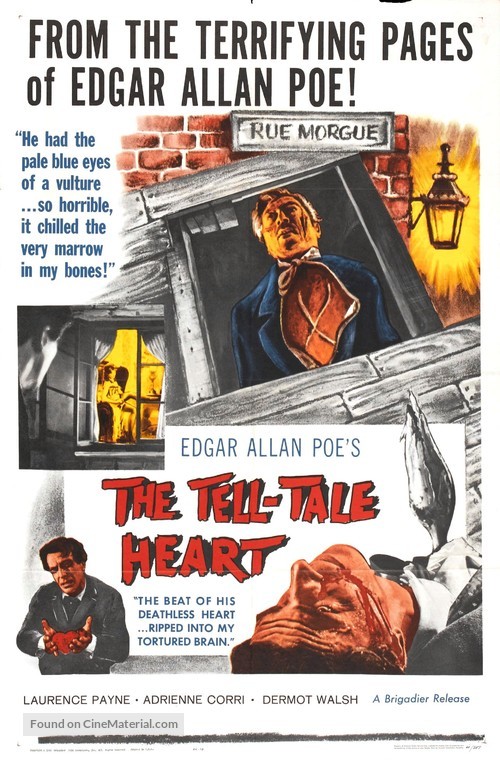 The Tell-Tale Heart - Theatrical movie poster