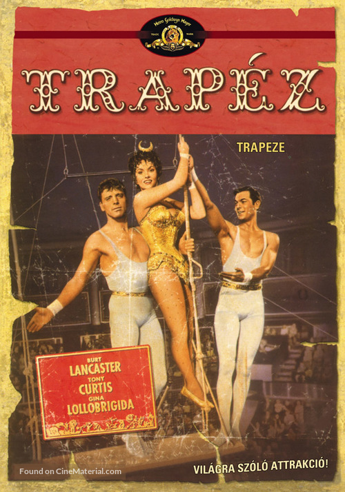 Trapeze - Hungarian DVD movie cover