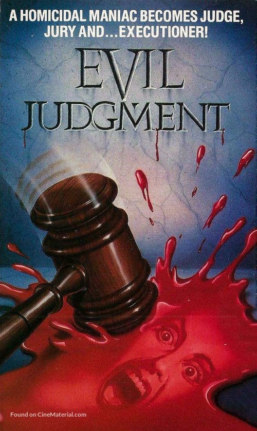 Evil Judgment - VHS movie cover