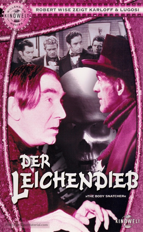 The Body Snatcher - German VHS movie cover