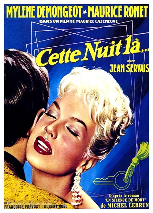 Cette nuit-l&agrave; - French Movie Poster