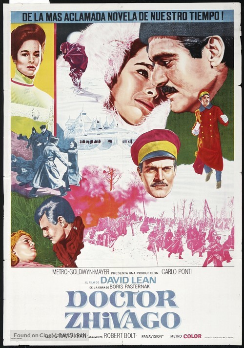 Doctor Zhivago - Spanish Movie Poster