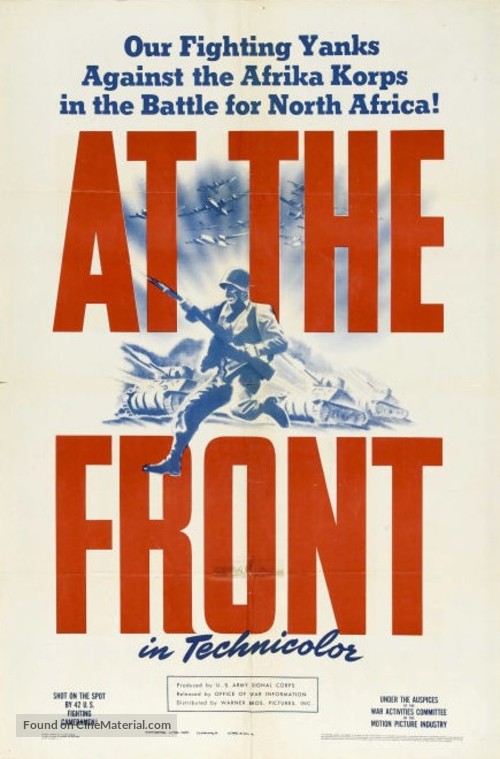 At the Front - Movie Poster