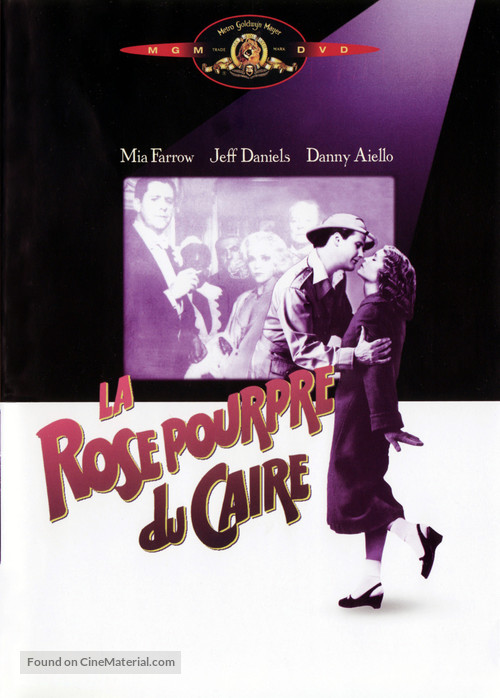 The Purple Rose of Cairo - French DVD movie cover