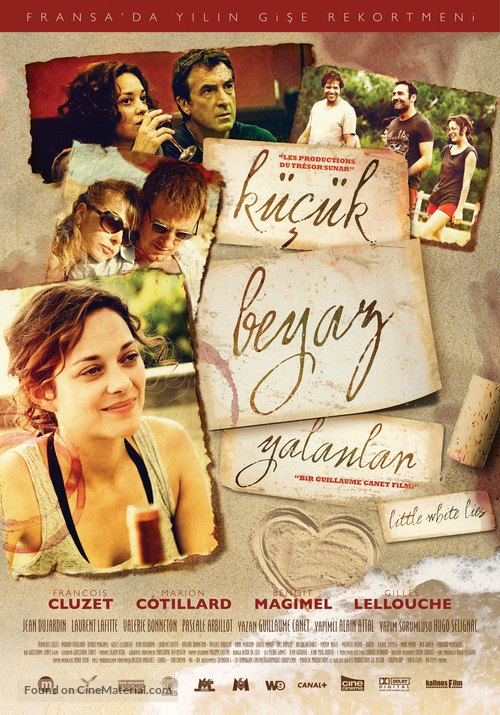 Les petits mouchoirs - Turkish Movie Poster