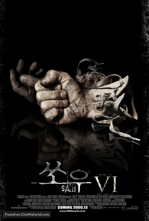 Saw VI - South Korean Movie Poster