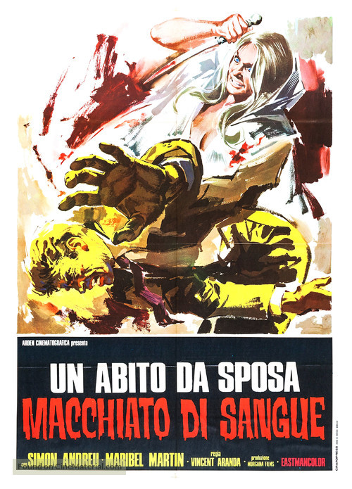 La novia ensangrentada - Italian Movie Poster