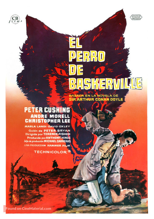 The Hound of the Baskervilles - Spanish Movie Poster