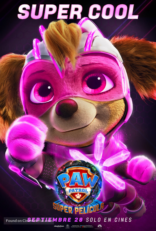 PAW Patrol: The Mighty Movie - Mexican Movie Poster