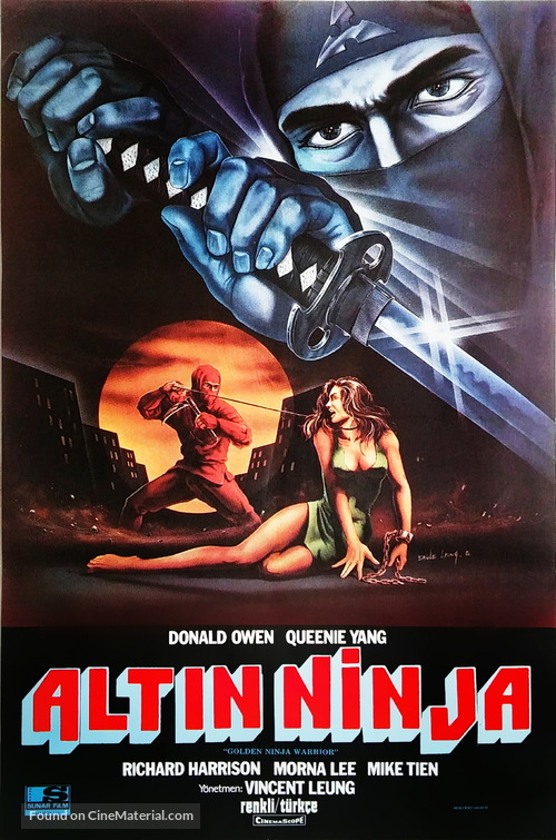 Golden Ninja Warrior - Turkish Movie Poster