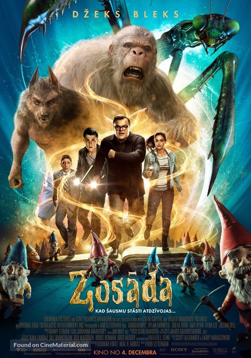 Goosebumps - Latvian Movie Poster