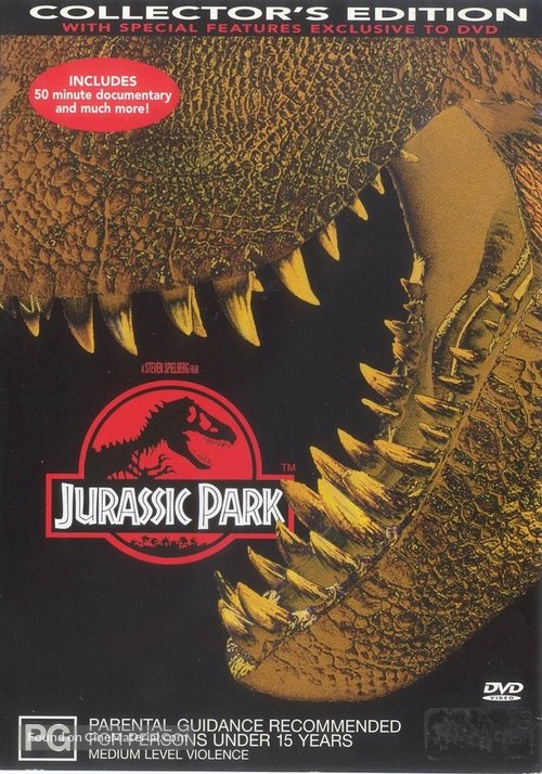 Jurassic Park - Australian Movie Cover