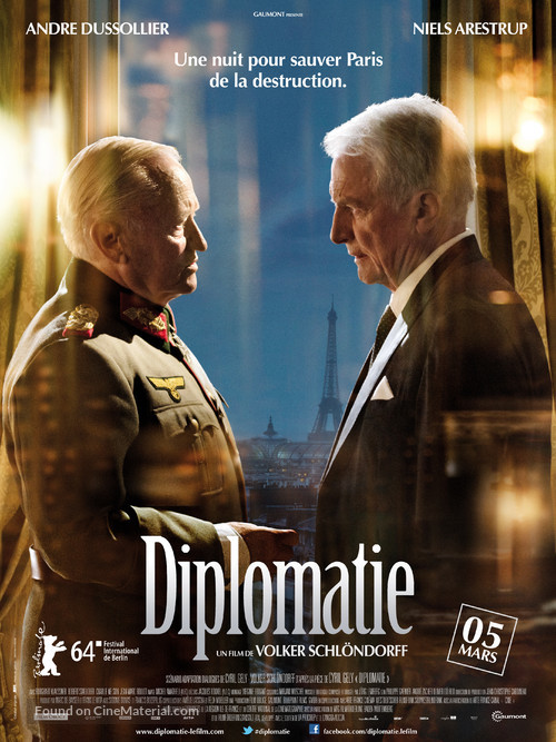 Diplomatie - French Movie Poster
