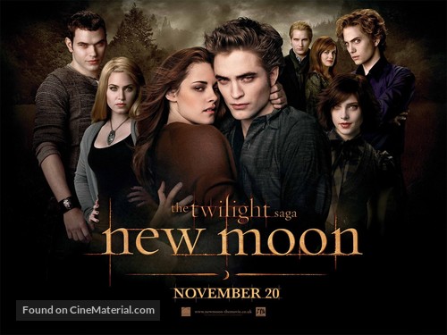 The Twilight Saga: New Moon - British Movie Poster