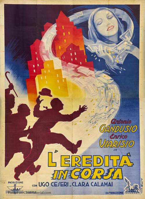 L&#039;eredit&agrave; in Corsa - Italian Movie Poster