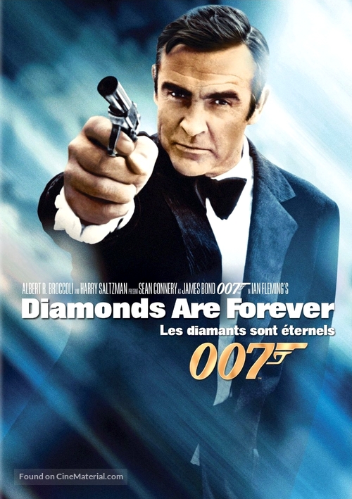 Diamonds Are Forever - Canadian DVD movie cover