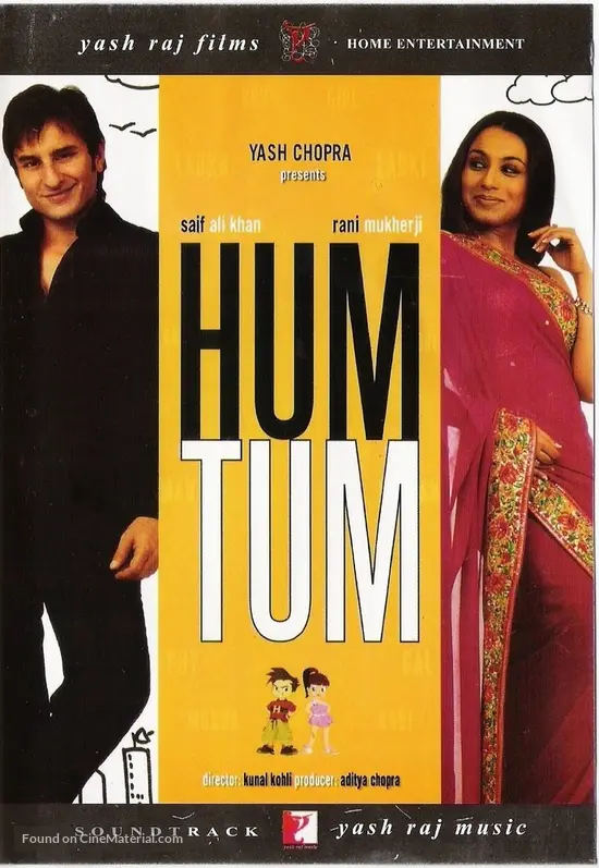 Hum Tum - Indian DVD movie cover