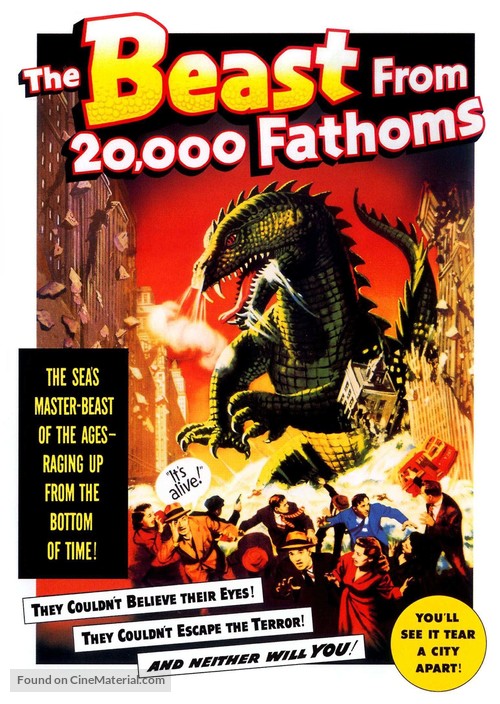 The Beast from 20,000 Fathoms - DVD movie cover