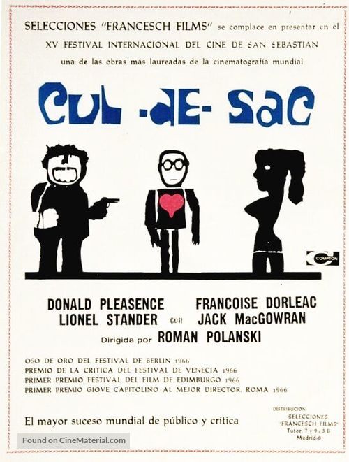 Cul-de-sac - Spanish Movie Poster