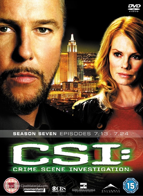 &quot;CSI: Crime Scene Investigation&quot; - British DVD movie cover