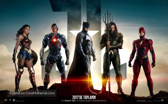 Justice League - Turkish Movie Poster