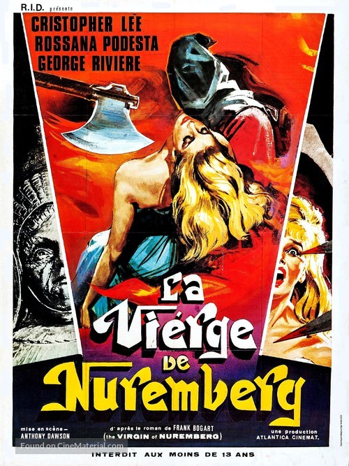 La Vergine di Norimberga - French Movie Poster