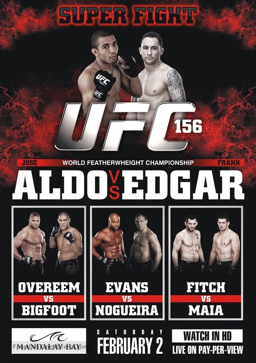 UFC 156 Aldo vs. Edgar - Movie Poster